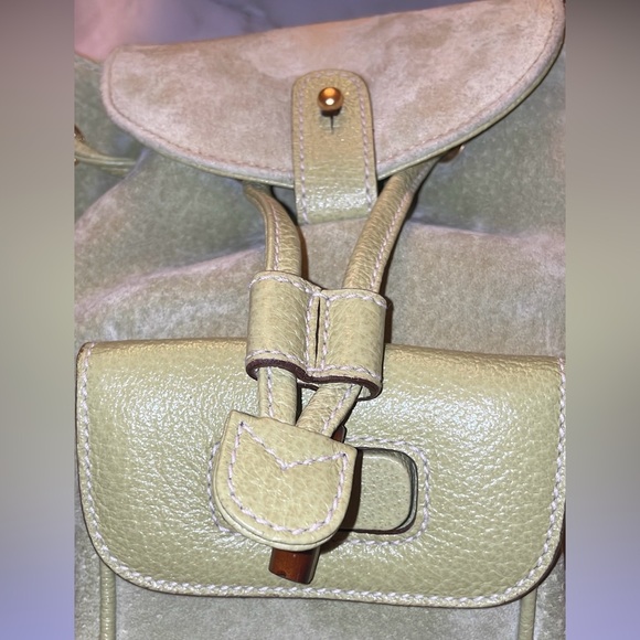 ~ SOLD ~ GUCCI Bamboo Tassel Oval Leather Backpack - Picture 6 of 9